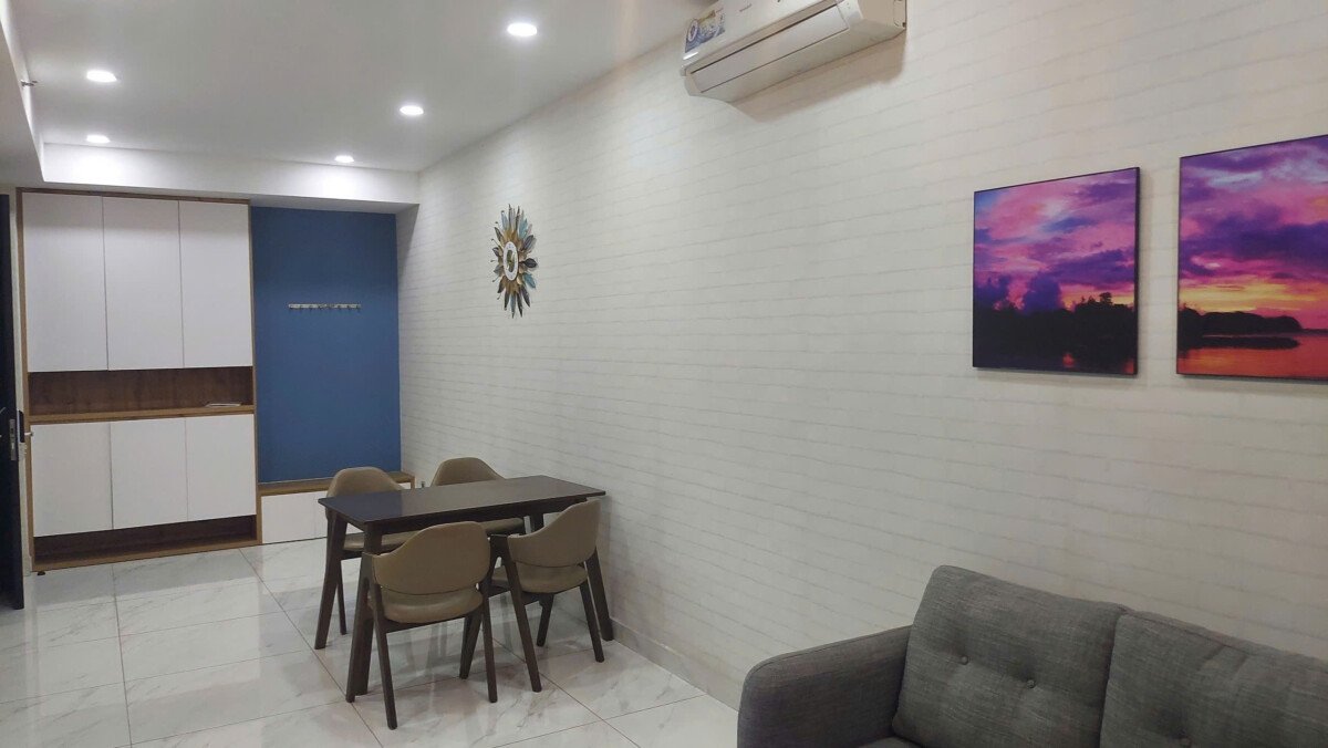 cho thue can ho midtown 3 - Cho thuê căn hộ Midtown Tòa M6. DT 65m2 Thiết kế 1 Phòng ngủ-1wc-Nội thất như hình- Giá 20 Triệu/Tháng