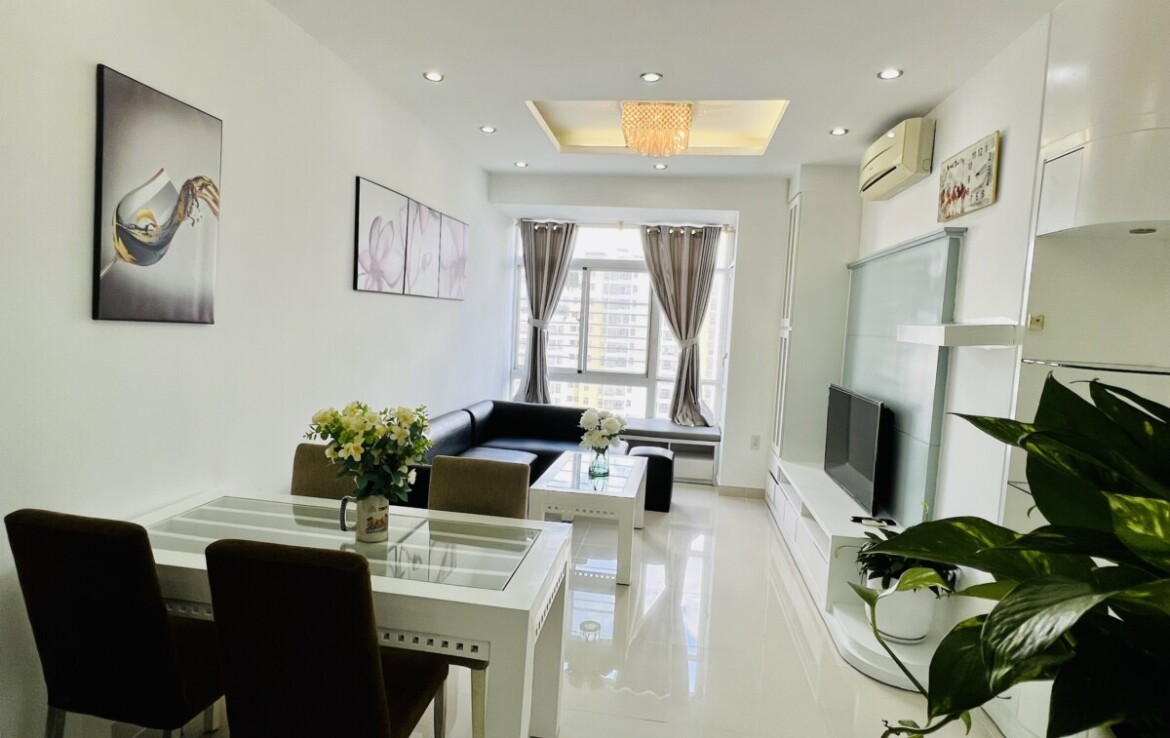 cho thue can ho sky garden 3 4 1170x738 - Cho thuê căn góc Sky Garden 3. DT 72m2 Nhà đẹp- 2 Phòng ngủ-2wc- Lầu cao- View hồ bơi- Giá 17 Triệu/Tháng