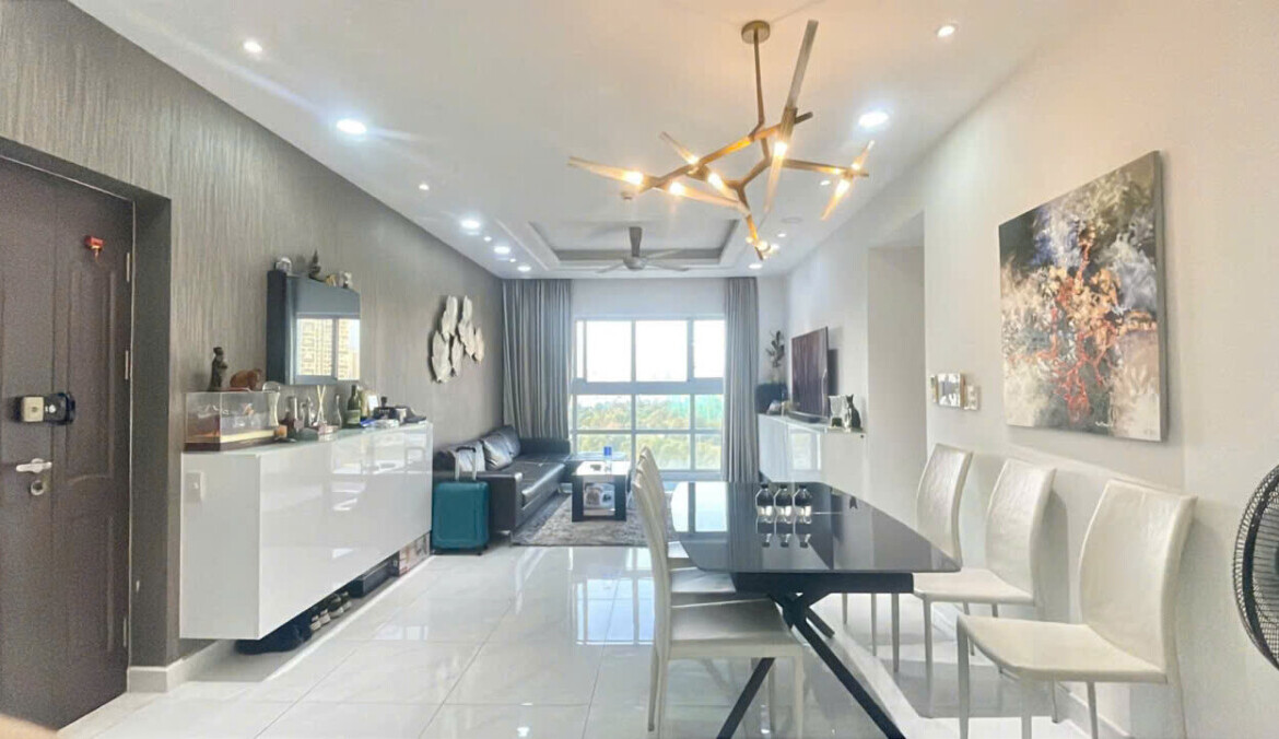 chp thue can ho happy valley 3 1170x676 - Cho thuê căn hộ Happy Valley. DT 100m2 Nhà đẹp- 3 Phòng-2wc- Lầu cao- Nội thất đầy đủ- Giá 32 Triệu/Tháng