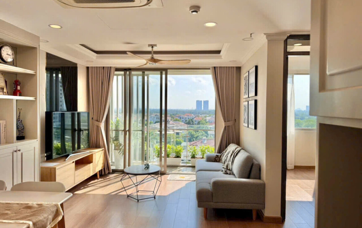 hien trang can ho hoan thien noi that nhieu cua so thoang mat 1170x738 - Giá mua bán căn hộ 3pn tòa B chung cư Hưng Phúc Happy Residence phường Tân Mỹ T4/2026