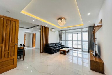 Giá cho thuê căn hộ 3pn số 02 tòa M chung cư Happy Valley phường Tân Hưng T4/2026