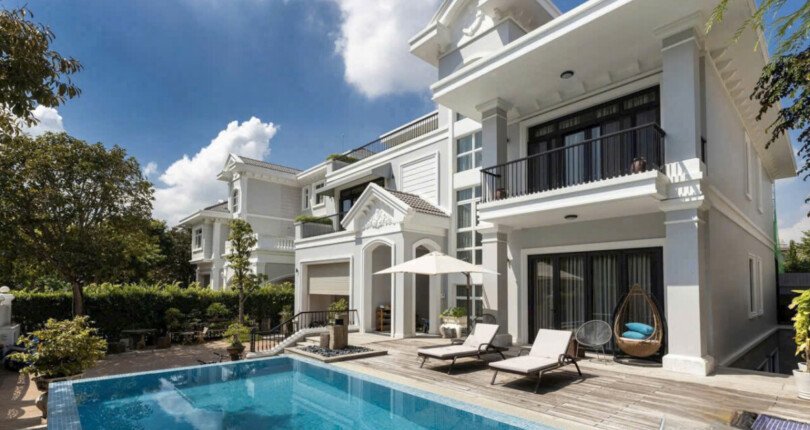 Giá mua bán nhà Biệt thự 5pn kdc Chateau phường Tân Mỹ T4/2026