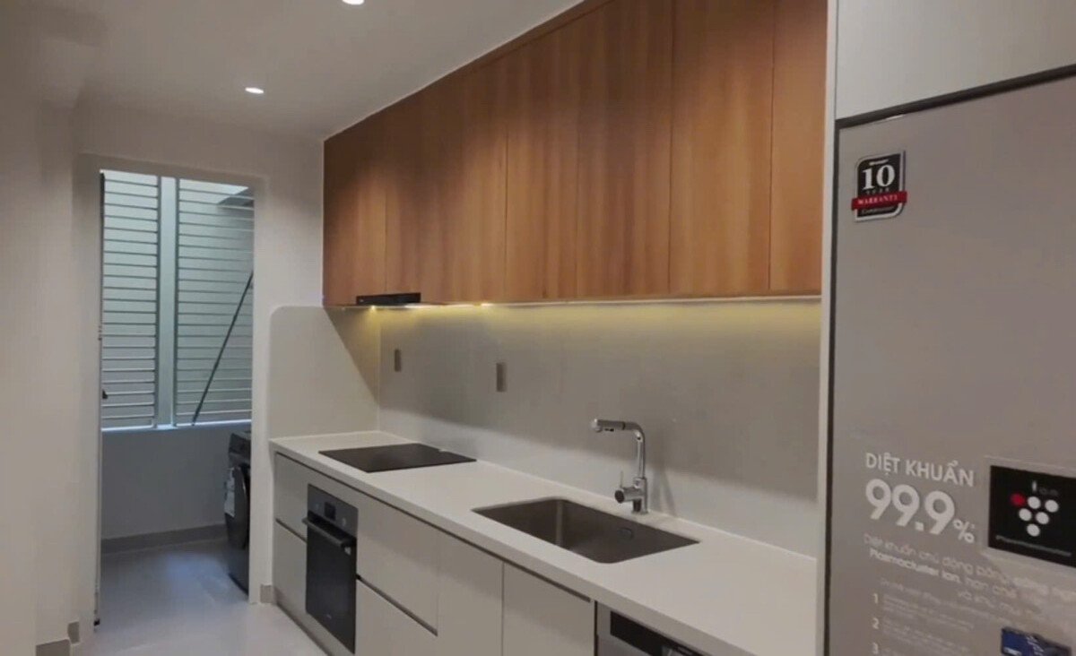 khong gian bep rong rai rotated - Giá mua bán căn hộ 3pn tòa A chung cư Mỹ Phúc Phường Tân Hưng T3/2026