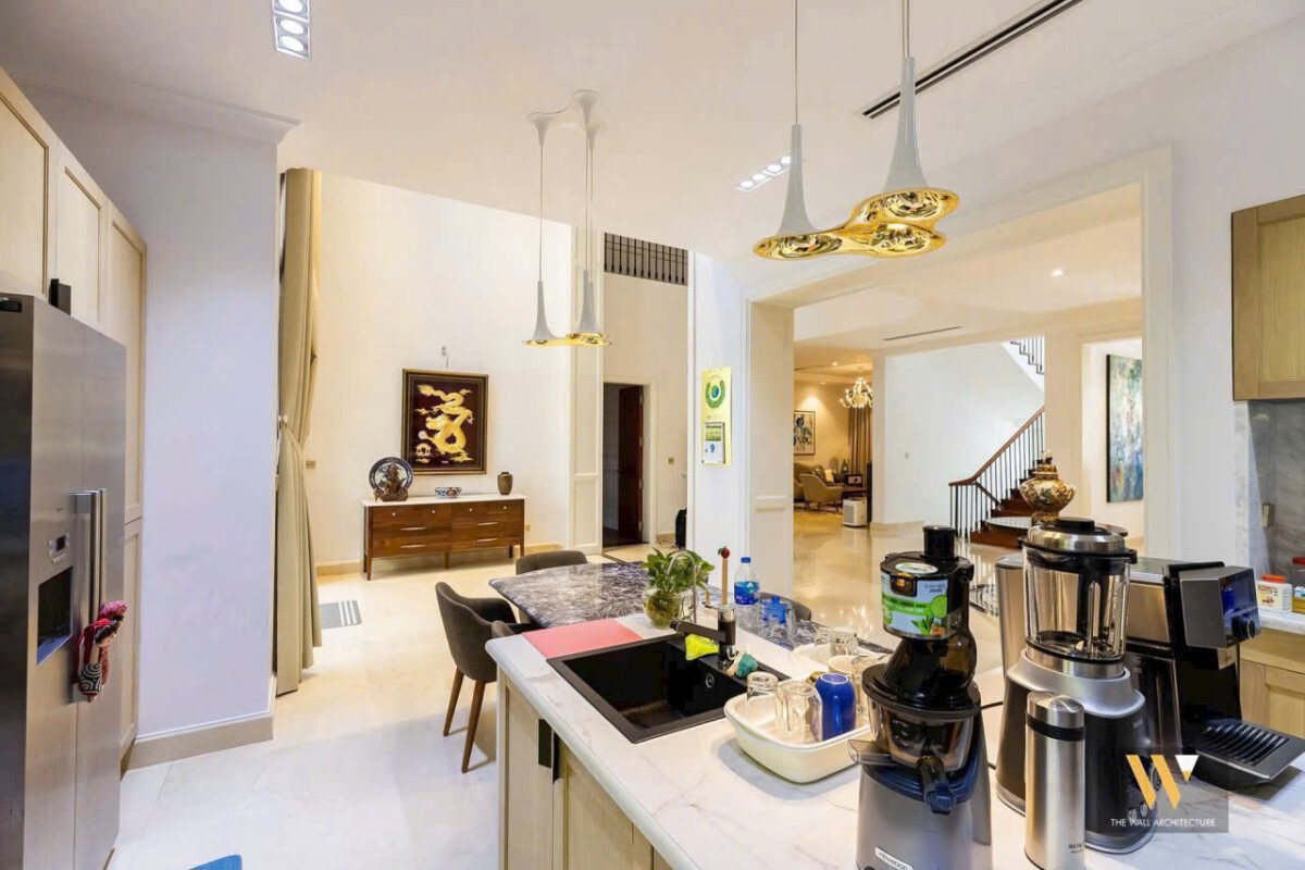 khong gian bep sang trong - Giá mua bán nhà Biệt thự 5pn kdc Chateau phường Tân Mỹ T4/2026
