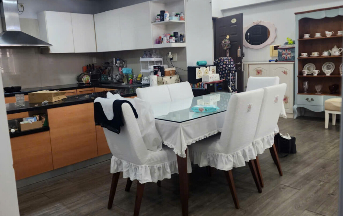 khong gian bep va phong an 2 1170x738 - Giá mua bán căn hộ 3pn tòa B chung cư Garden Plaza 1 phường Tân Hưng T3/2026