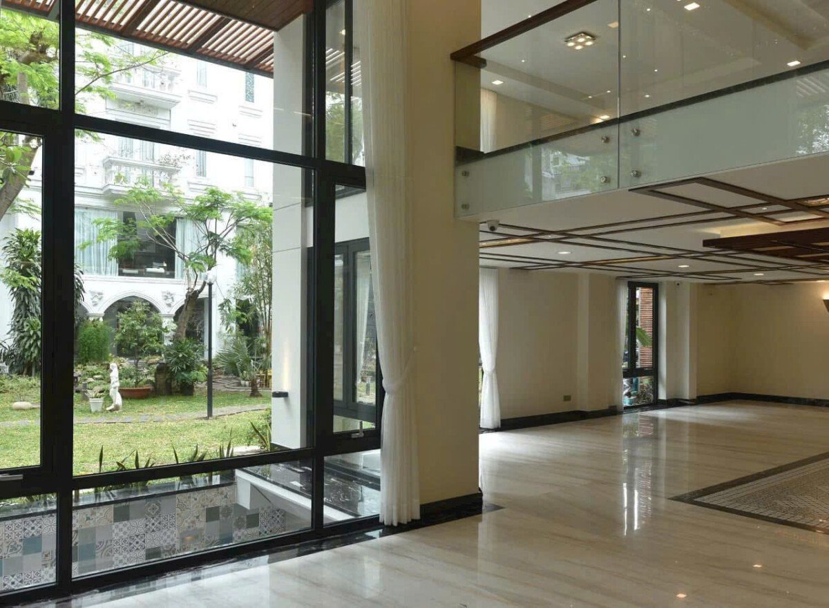 khong gian tang tret - Giá mua bán tòa nhà góc công viên Nội khu Hưng Gia 2 phường Tân Hưng T4/2026