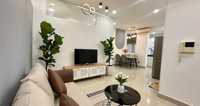 Cho thuê căn hộ đẹp tại Sky Garden 3. DT 56m2 Thiết kế 2 phòng-1wc- Nội thất như hình- Giá 17 Triệu/Tháng