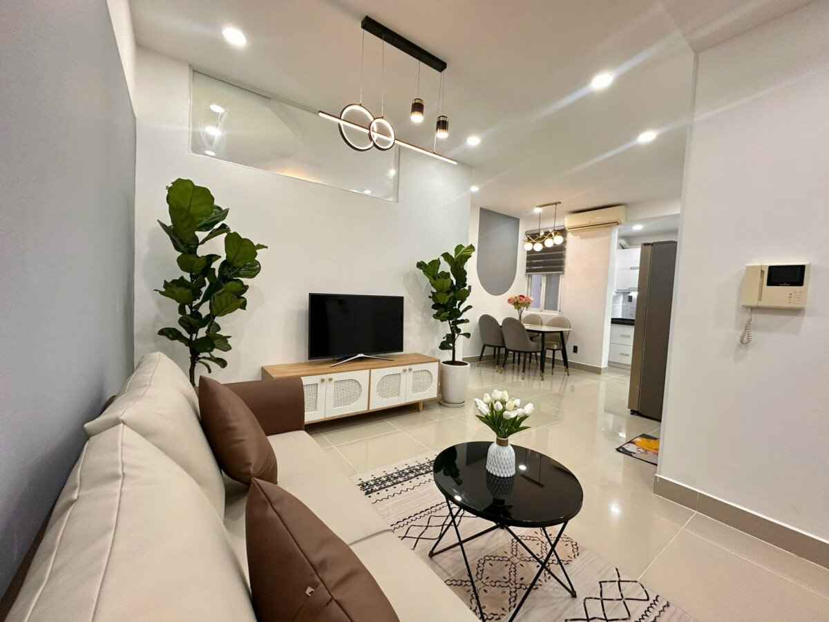 nha dep sky 3 cho thue - Cho thuê căn hộ đẹp tại Sky Garden 3. DT 56m2 Thiết kế 2 phòng-1wc- Nội thất như hình- Giá 17 Triệu/Tháng