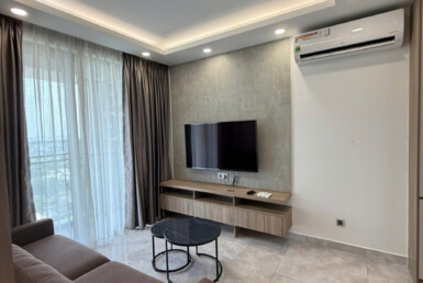 phong khach can ho ban 11 385x258 - Giá mua bán căn hộ 2pn tòa G chung cư The Peak m8 phường Tân Mỹ T3/3026