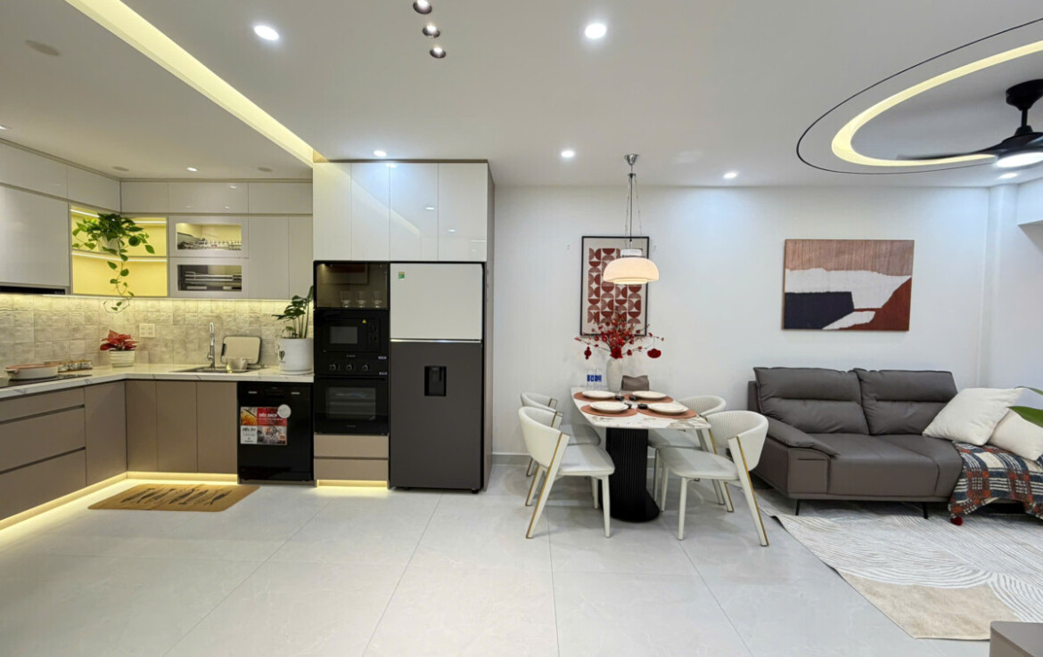 phong khach can ho can ban 1170x738 - Bán căn hộ 02pn chung cư Sky Garden 3, 5.390 tỷ, nhà mới 100%, đầy đủ nội thất.