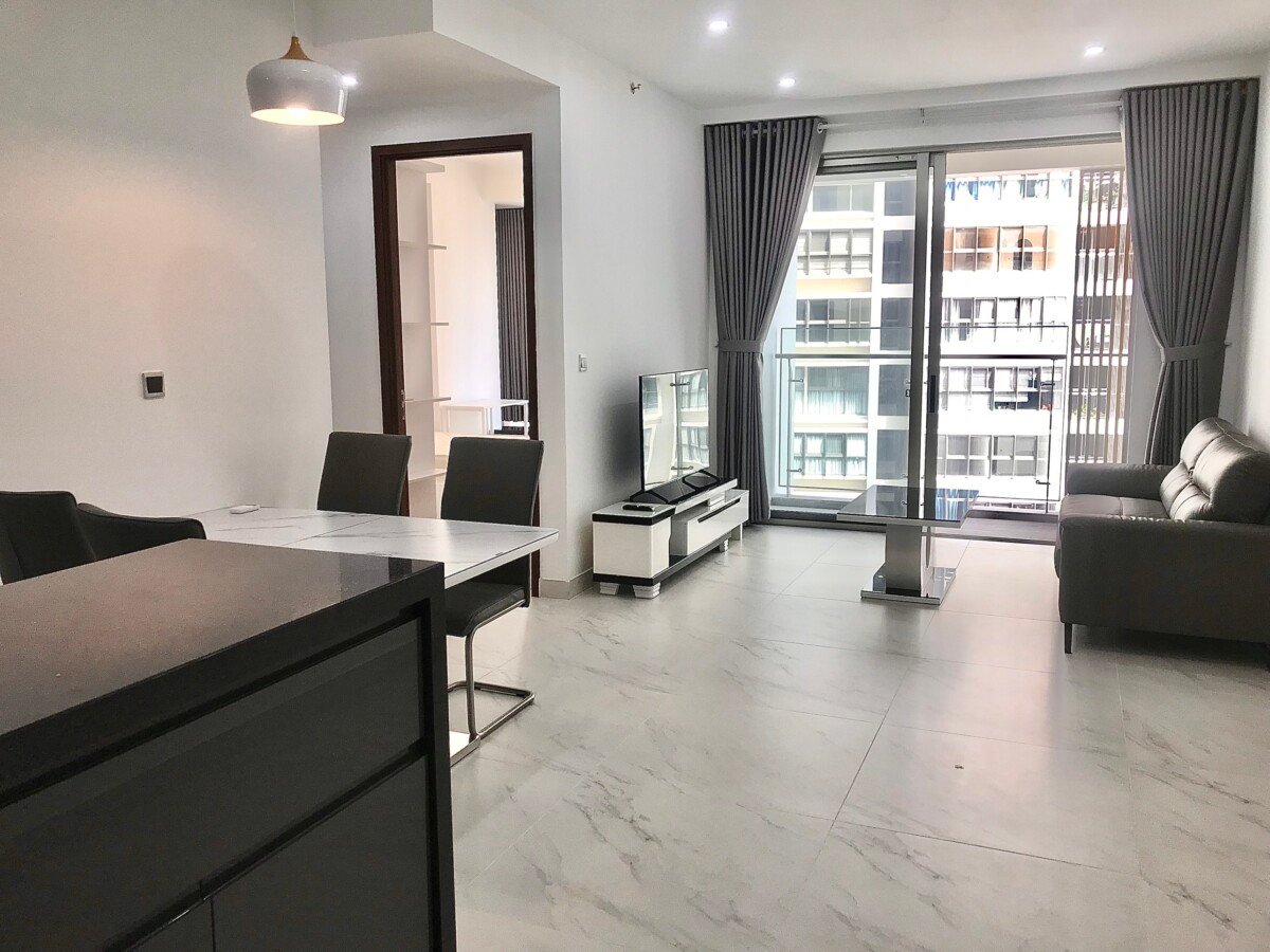 phong khach can ho can cho thue 3 - Cho thuê căn hộ chung cư Midtown The Signature, 02pn, giá 1.200usd/tháng, đầy đủ nội thất.