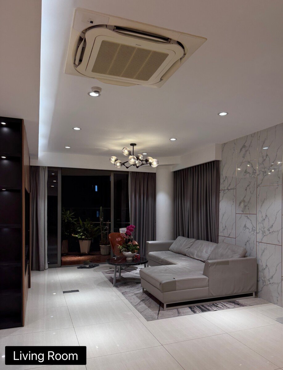 phong khach can ho cho thue 10 - Giá cho thuê căn hộ 3pn tòa A chung cư Riverpark Premier phường Tân Hưng T4/2026