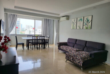 phong khach can ho cho thue 3 385x258 - Giá cho thuê căn hộ 3pn tòa A chung cư Mỹ Khang phường Tân Mỹ T3/2026