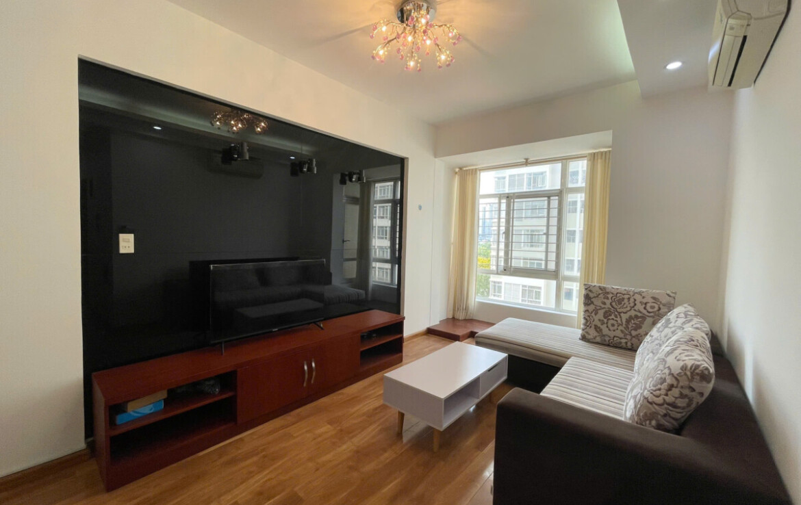 phong khach sky 3 cho thue 1 1170x738 - Cho thuê căn hộ Sky Garden 3. DT 70m2 Lầu trung- 2 Phòng-2wc- Nội thất đầy đủ- Giá thuê 15 Triệu/Tháng