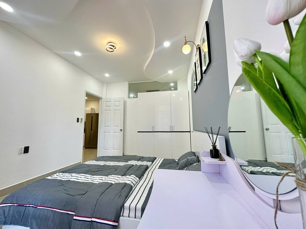 phong ngu 1 4 - Cho thuê căn hộ đẹp tại Sky Garden 3. DT 56m2 Thiết kế 2 phòng-1wc- Nội thất như hình- Giá 17 Triệu/Tháng