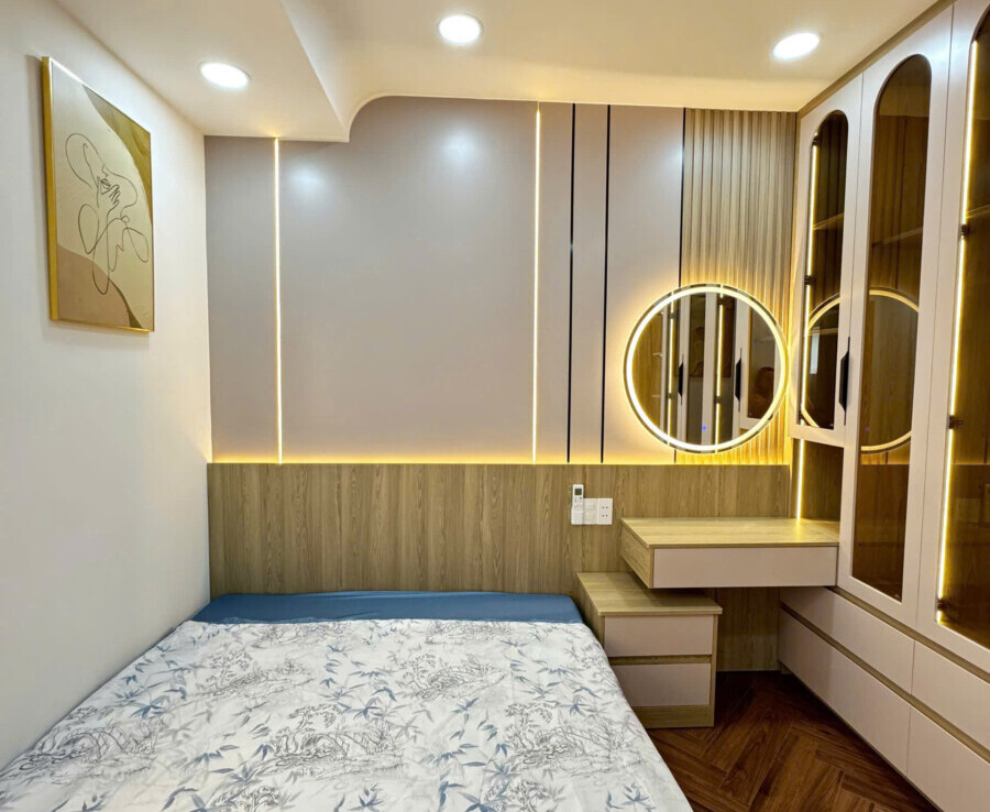 phong ngu 1 can ho dep hung vuong 3 can ban 7 900x738 - Bán căn hộ Hưng Vượng 3. DT 75m2 Nhà đẹp- 3 Phòng ngủ-2wc- Nội thất mới- Giá bán 5.6 Tỷ