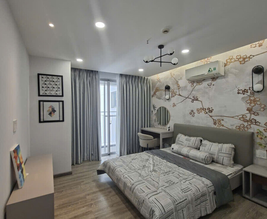 phong ngu 2 3 900x738 - Cho thuê căn hộ đẹp Tại Scenic Valley 1. DT 110m2 Thiết kế 3 Phòng-2wc- View hồ bơi. Giá 35 Triệu/Tháng