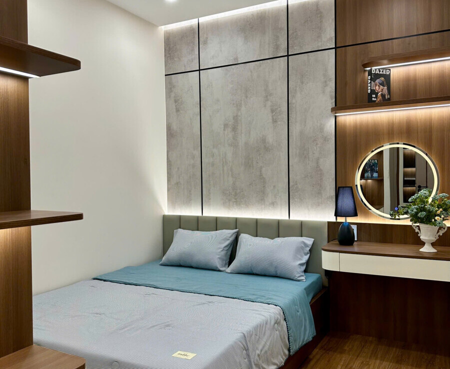phong ngu 2 7 900x738 - Bán căn hộ đẹp tại Sky Garden 3. DT 70m2 Nhà đẹp Mới 100%- thiết kế 3 Phòng-2wc- Nội thất như hình- Giá 6.5 Tỷ