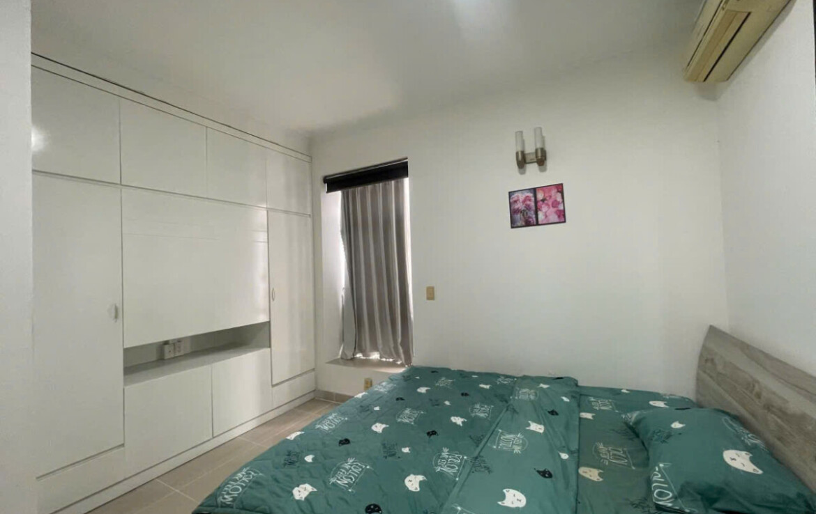 phong ngu 2can ho sky 3 cho thue 11 1170x738 - Cho thuê căn góc Sky Garden 3. DT 74m2 Thiết kế 2 phòng ngủ-2wc- Nội thất đầy đủ- Giá thuê 15 Triệu/Tháng