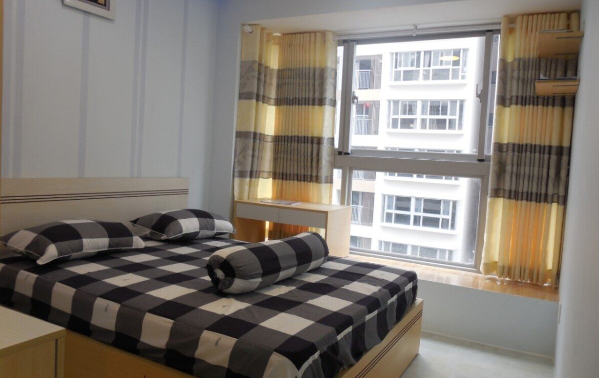 phong ngu can ho can cho thue 5 1170x738 - Cho thuê căn hộ 02pn, chung cư Scenic Valley 1, giá 18tr/tháng, đầy đủ nội thất.