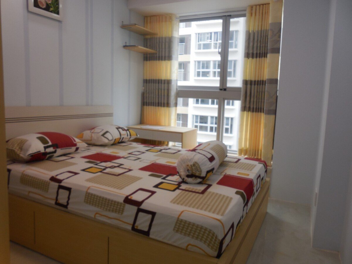 phong ngu can ho cho thue 6 - Cho thuê căn hộ 02pn, chung cư Scenic Valley 1, giá 18tr/tháng, đầy đủ nội thất.