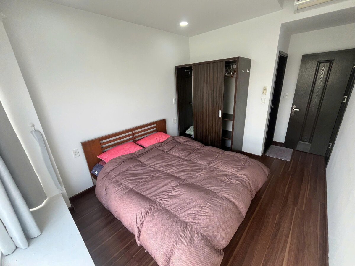 phong ngu can ho scenic cho thue 9 - Cho thuê căn hộ Scenic Valley 1. DT 71m2 Nhà đẹp- Tone trắng- 2 Phòng ngủ-2wc- Giá thuê 18 Triệu/Tháng