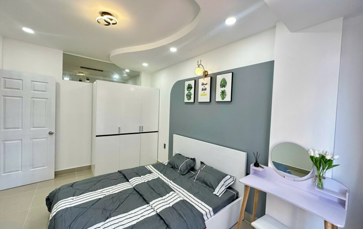 phong ngu dep 1170x738 - Cho thuê căn hộ đẹp tại Sky Garden 3. DT 56m2 Thiết kế 2 phòng-1wc- Nội thất như hình- Giá 17 Triệu/Tháng