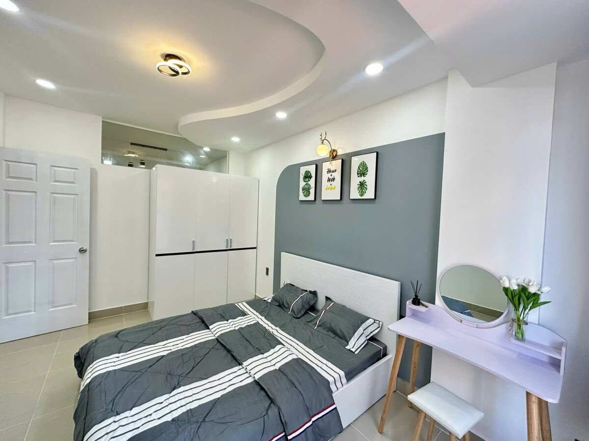 phong ngu dep - Cho thuê căn hộ đẹp tại Sky Garden 3. DT 56m2 Thiết kế 2 phòng-1wc- Nội thất như hình- Giá 17 Triệu/Tháng