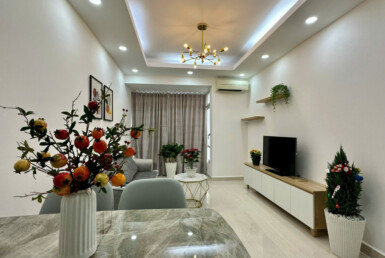 sky garden 3 cho thue 12 385x258 - Cho thuê căn hộ đẹp tại Sky Garden 3. DT 70m2 Lầu cao- View đẹp- 2 Phòng-2wc- Nội thất đây đủ- Giá 18 Triệu/Tháng