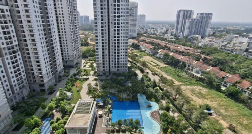 Cho thuê căn hộ Saigon South Residences. DT 75m2 Thiết kế 2 Phòng-2wc- Nội thất đầy đủ- Giá 15 Triệu/Tháng