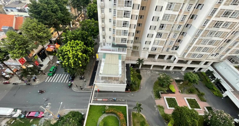 Cho thuê căn hộ Sky Garden 3. DT 74m2 Lầu cao- 2 phòng-2wc- Nhà trống vào ngay. Giá 16 Triệu/Tháng