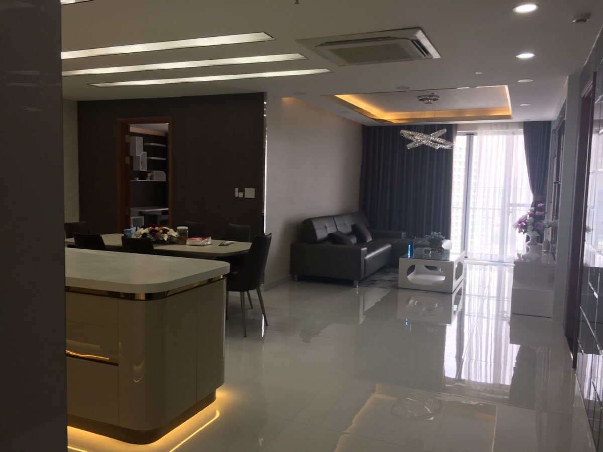 19 - Cho thuê căn hộ 133m2, chung cư Scenic Valley 1, 03pn, giá 40tr/tháng, nhà đẹp.