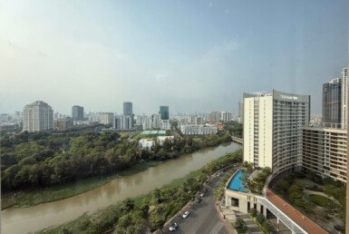 balcony phong ngu truc dien song va ho boi 385x258 - Mua b&aacute;n căn hộ chung cư The Signature Midtown m7 Ph&uacute; Mỹ Hưng