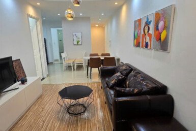 Giảm 50 Triệu cho căn Sky Garden 3. DT 68m2 Lầu cao thiết kế 2 phòng-2wc- Nội thất như hình- Giá 5.680 Tỷ