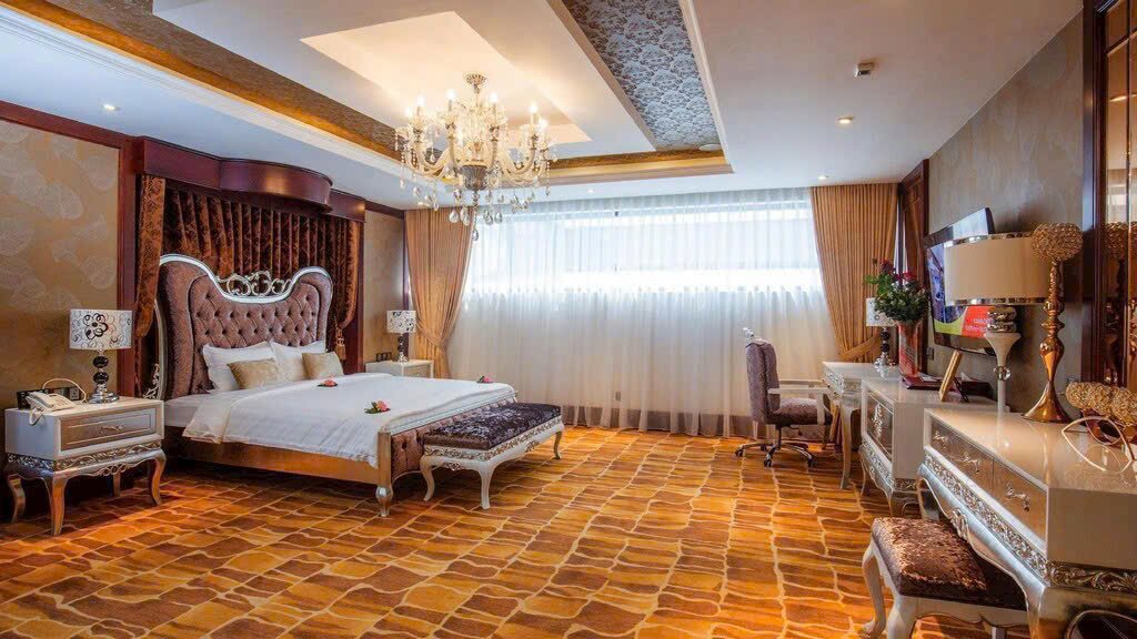 cac phong rong rai phong cach luxury - Giá cho thuê tòa nhà khách sạn Hoàng Triều khu Hưng Phước phường Tân Hưng T4/2026