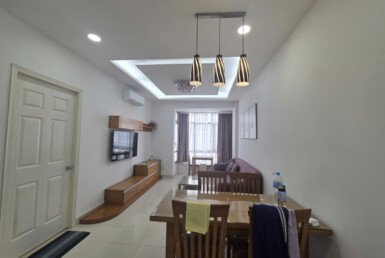 Cho thuê căn hộ Sky Garden 3. DT 68m2 Thiết kế 2 phòng ngủ-2wc- Nội thất đầy đủ- lầu cao- Giá 15 Triệu/Tháng