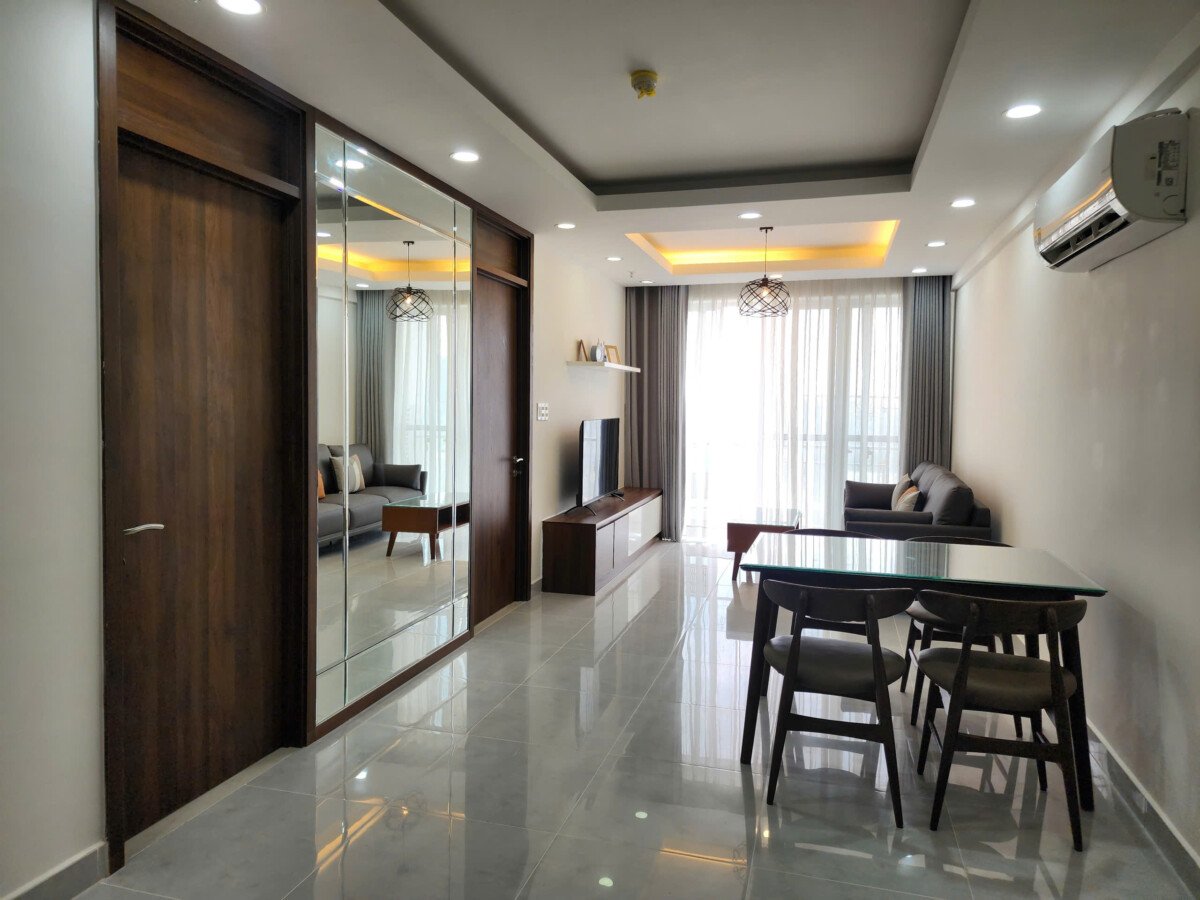 can ho scenic cho thue 1 - Cho thuê căn hộ Scenic Valley 1. DT 80m2 Thiết kế 2 Phòng ngủ-2wc- View trực diện hồ bơi- Giá 25 Triệu/Tháng