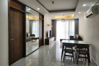 Cho thuê căn hộ Scenic Valley 1. DT 80m2 Thiết kế 2 Phòng ngủ-2wc- View trực diện hồ bơi- Giá 25 Triệu/Tháng