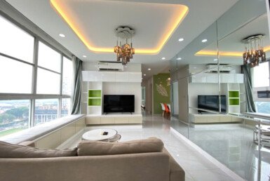 Cho thuê căn hộ Star Hill. DT 112m2 Nhà đẹp- Nội thất đầy đủ- Nhà thiết kế 3 Phòng-2wc- Lầu cao- Giá 30 Triệu/Tháng