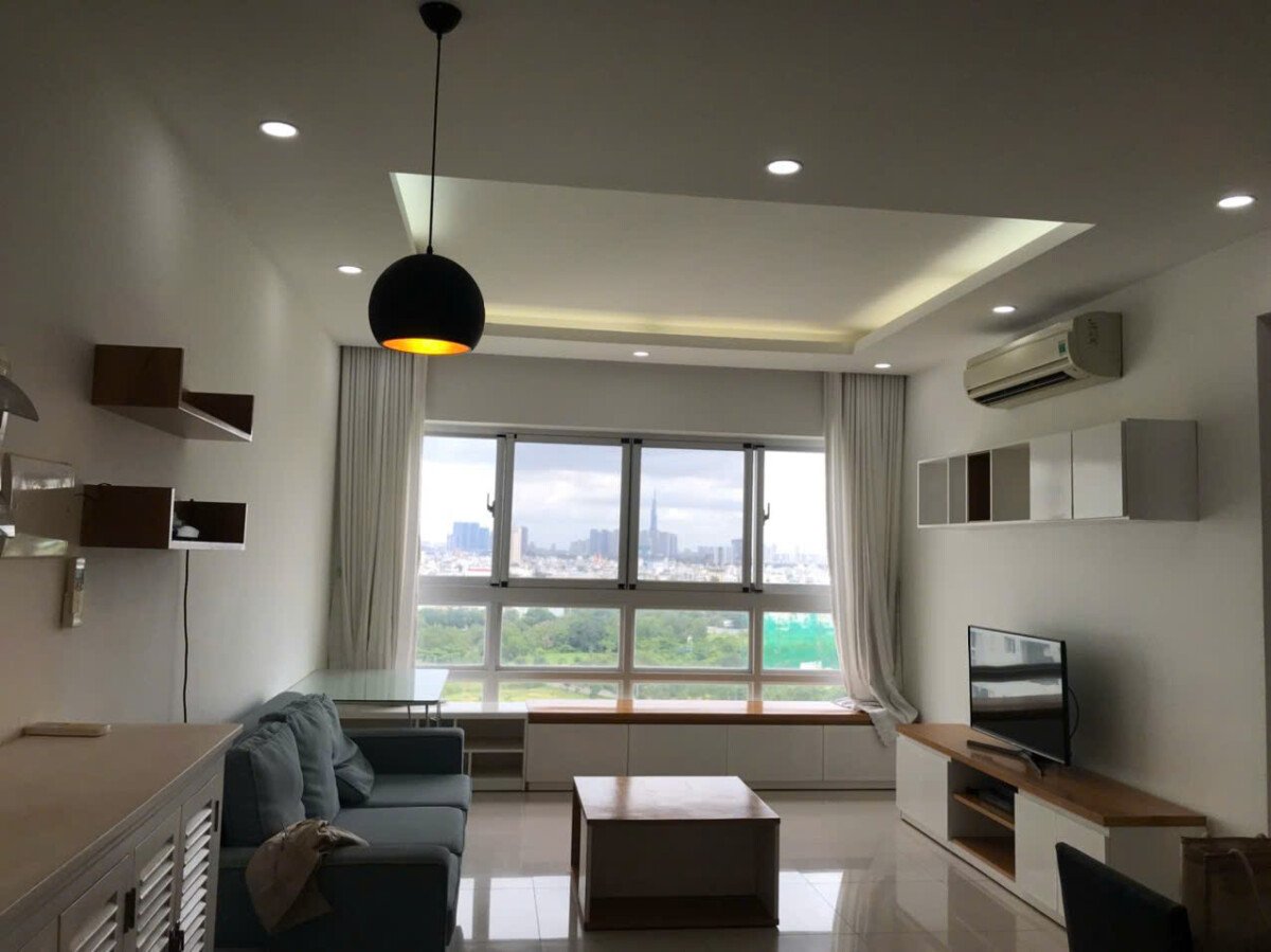 cho thue can ho happy valley - Cho thuê căn hộ Happy Valley. DT 100m2 Thiết kế 3 Phòng-2wc- Lầu cao- Nội thất đầy đủ- Giá 30 Triệu/Tháng