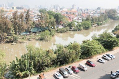 Cho thuê căn góc Sky Garden 3. DT 74m2 View sông- thiết kế 2 phòng ngủ-2wc- Nội thất như hình- Giá 17 Triệu/Tháng