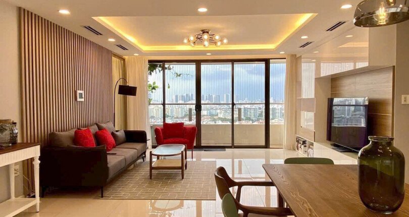 Giá mua bán căn hộ 3pn view sông chung cư The Panorama phường Tân Hưng T4/2026
