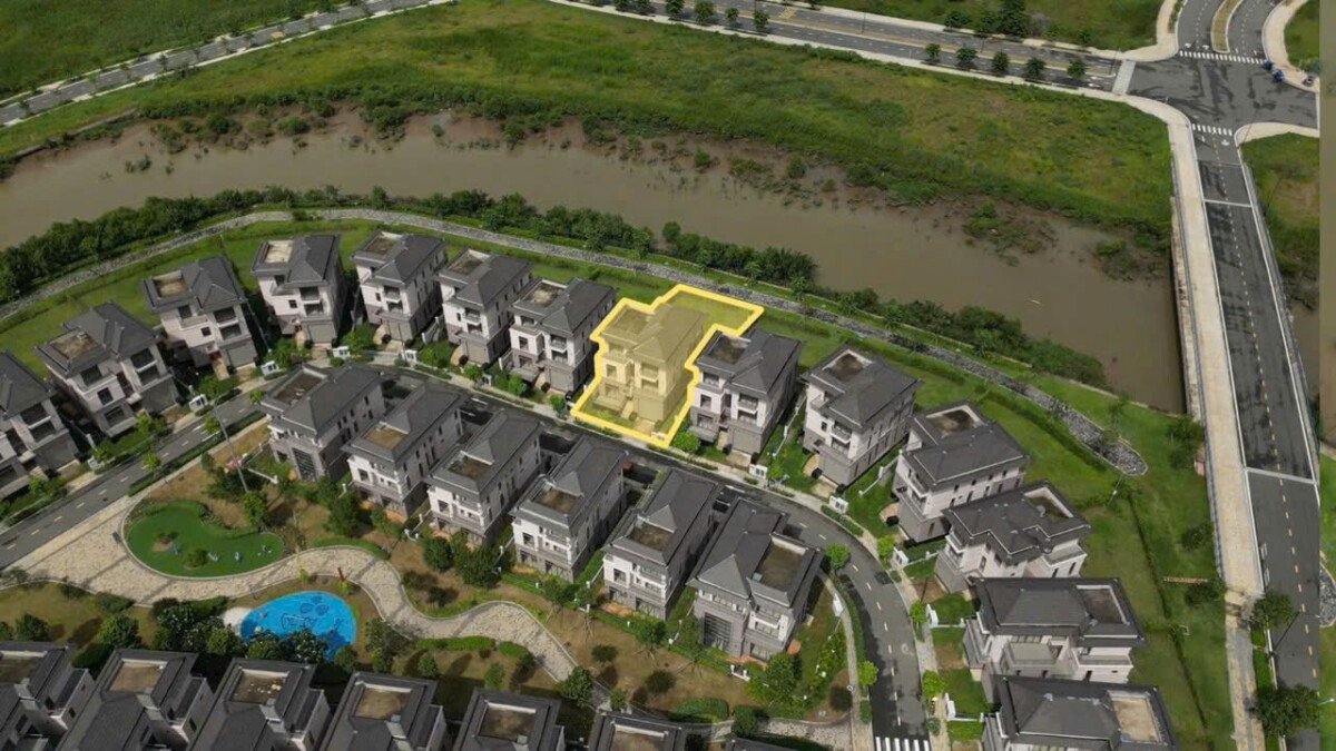 hinh anh nha ban nhin tu cao - Bán dinh thự đơn lập mặt sông 600m2 A1-12A kdc Zeitgeist Nhà Bè giá 69 tỷ