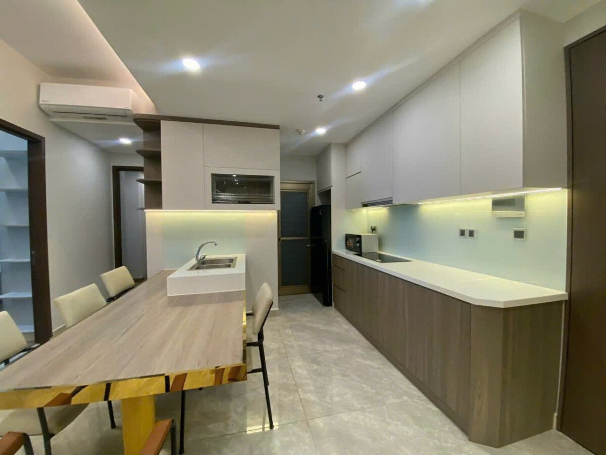 khong gian phong an va bep - Giá mua bán căn hộ 2pn chung cư The Peak m8 phường Tân Mỹ T4/2026