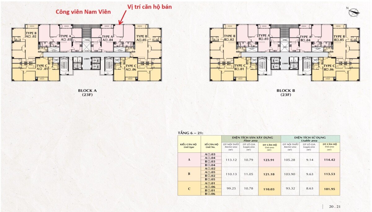 mat bang vi tri can ho ban 2 - Giá mua bán căn hộ 3pn tòa A chung cư Nam Phúc Le Jardin phường Tân Mỹ T4/2026