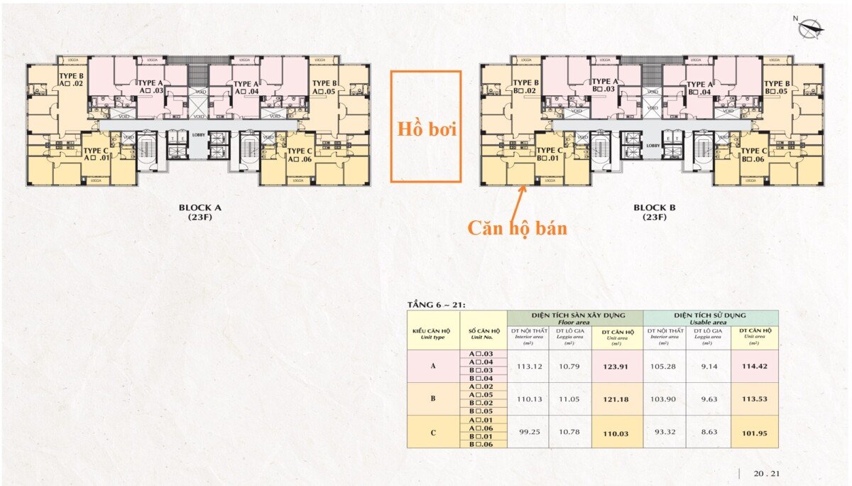 mat bang vi tri can ho ban 4 - Giá mua bán căn hộ 3pn tòa B chung cư Nam Phúc Le Jardin phường Tân Mỹ T4/2026