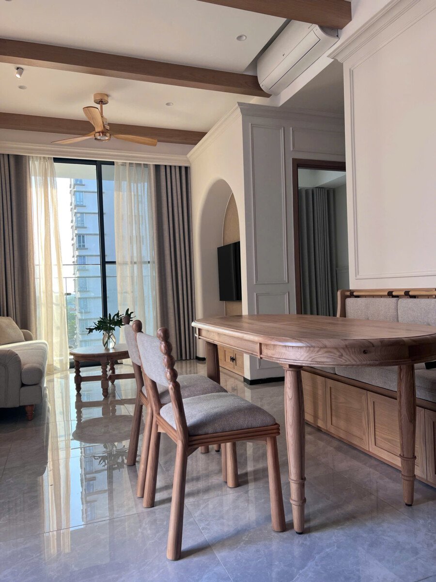 phong an can ho cho thue 1 - Cho thuê căn hộ cao cấp chung cư Aurora, 02pn, giá 33tr/tháng, nhà đẹp, mới 100%.