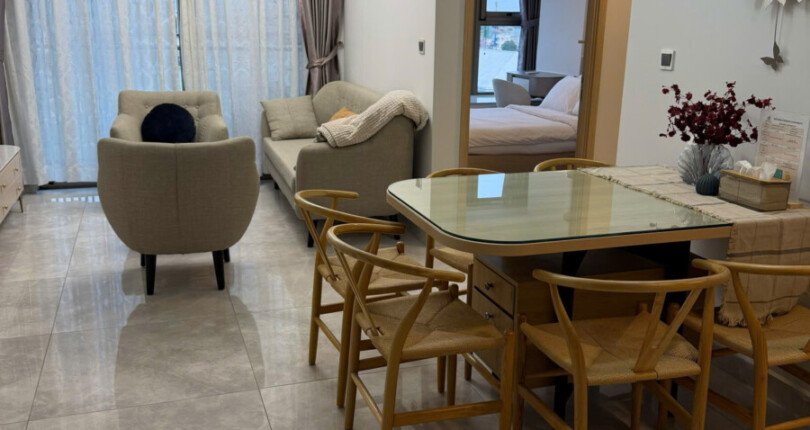 Cho thuê căn hộ 02pn, chung cư The Peak Midtown, giá 31tr/tháng, nhà đẹp, đầy đủ nội thất.