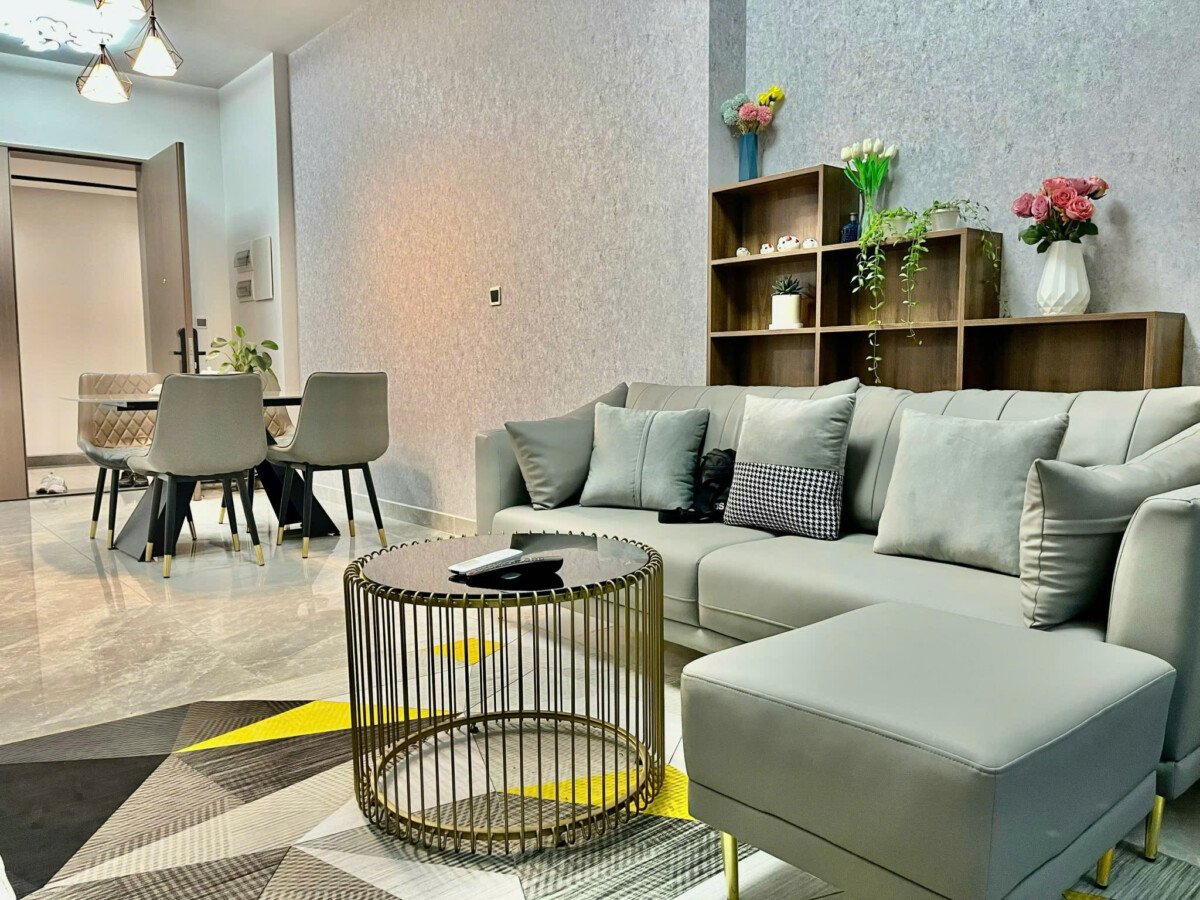 phong khach can ho can ban nhanh 3 - Bán căn hộ chung cư Midtown The Peak, 89m2,02pn,giá 11 tỷ, nội thất đầy đủ.