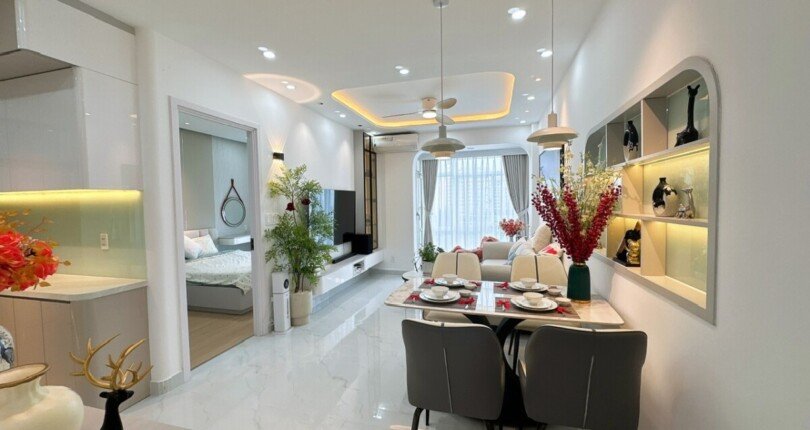 Cho thuê căn hộ chung cư Sky Garden 3, 02pn, nhà đẹp, giá 25tr/tháng, nội thất mới.